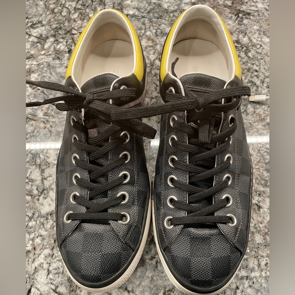 Louis Vuitton Black & Gray Shoes